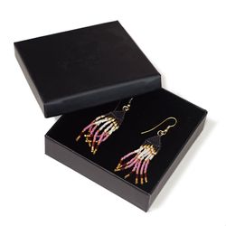 Store smykkeæsker i sort med sort indlæg