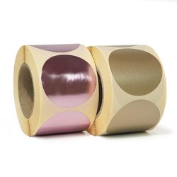 Etiket 5 cm | Metallic