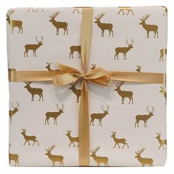Deer Christmas paper | Exclusive paper with gold deer
