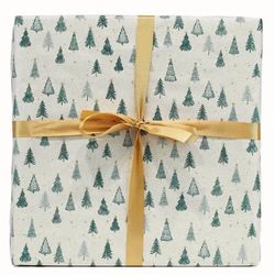 Grass-patterned paper, 40 cm, green trees