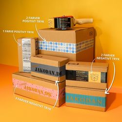 PVC-tape 3 farver positivt tryk